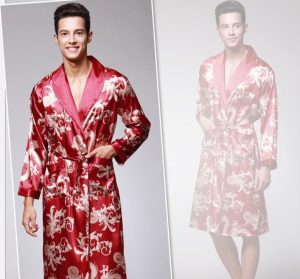 Men's Japanese-Style Robe
