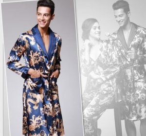 Men's Kimono-Style Pajamas