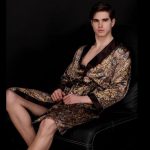 Men's bathrobe