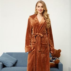 Light Brown Women's Bathrobe