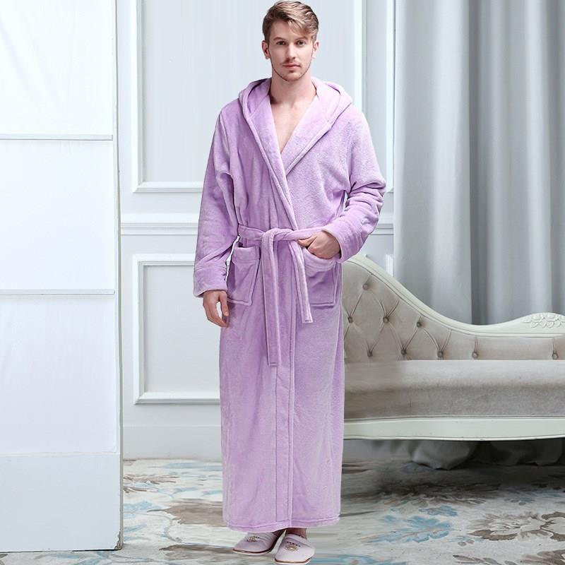 Men's Purple Bathrobe - Image 2