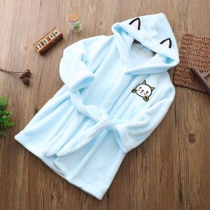 Blue Girls' Bathrobe