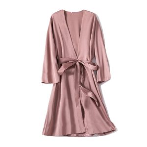 Women's Pink Kimono Robe
