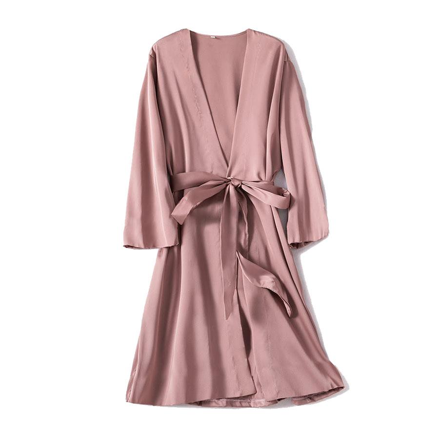 Women's Pink Kimono Robe