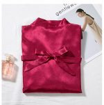 Satin Shirt and Dress Set