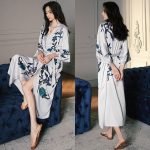 Perfect Grey Satin Robe