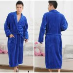 Men's Thick Fleece Bathrobe