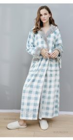 Plaid Bathrobe