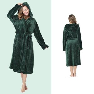 Women's Shawl Collar Bathrobe