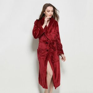 Women's Velour Bathrobe