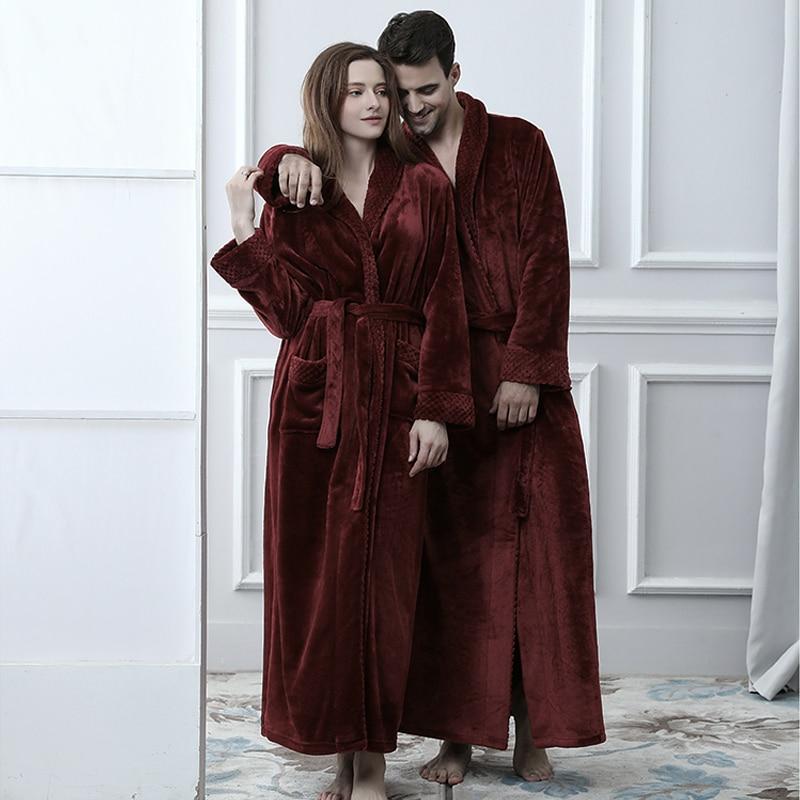 Women's Thick Fleece Bathrobe - Image 2