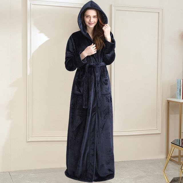 Women's Hooded Bathrobe - Image 2