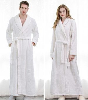 Soft White Women's Bathrobe