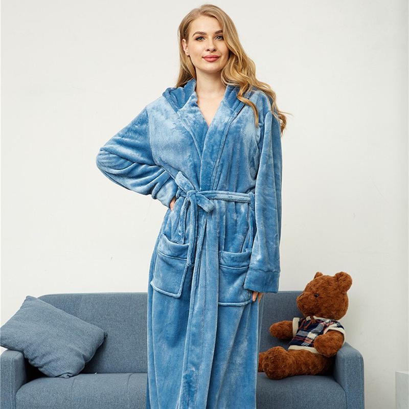 Women's Flannel Robe - Image 2