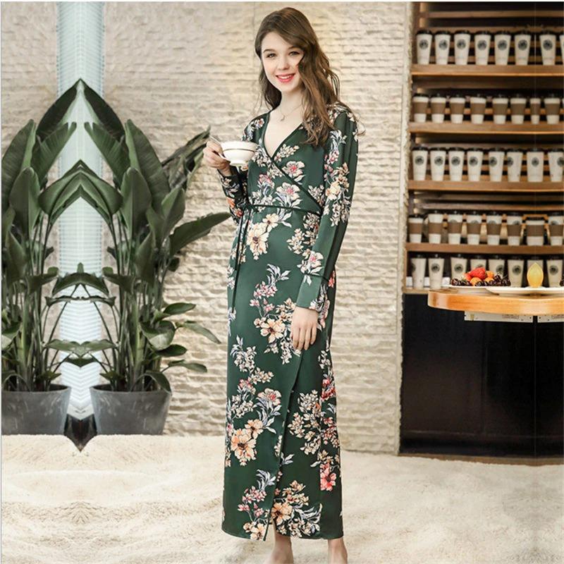 Women's Floral Bathrobe - Image 2