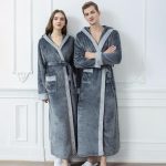 Women's Charcoal Grey Bathrobe