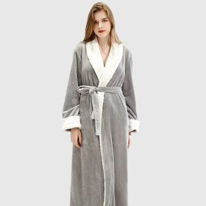 Light Grey Women's Bathrobe