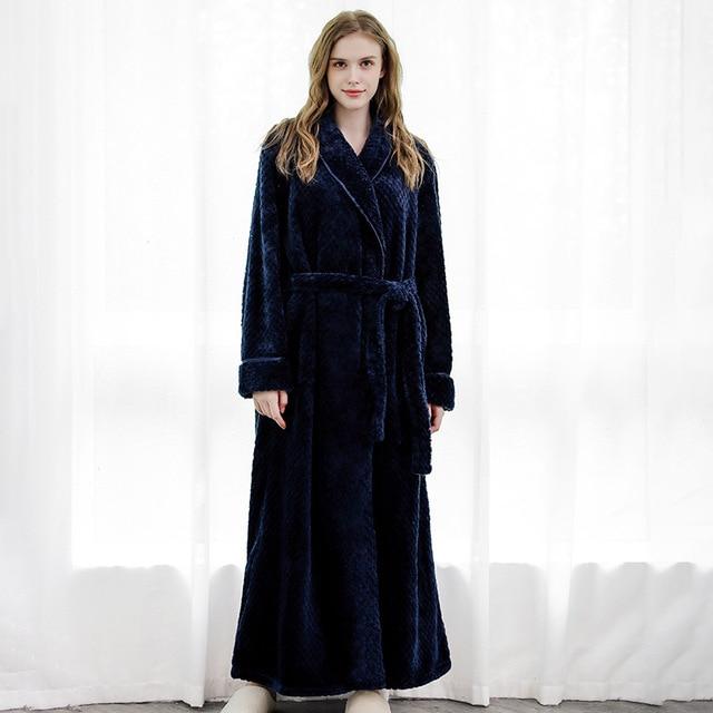 Long, Warm Women's Bathrobe - Image 2