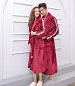 Women's Red Fleece Robe