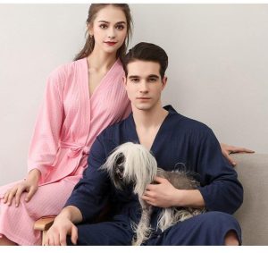 Pale Pink Women's Bathrobe