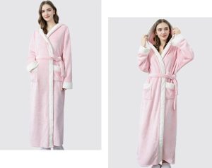 Dusty Pink Women's Bathrobe