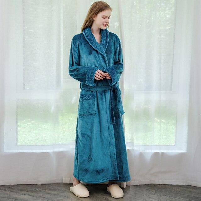 Women's Turquoise Bathrobe - Image 2