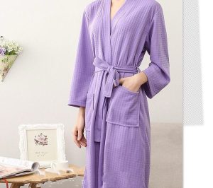 Women's Purple Bathrobe