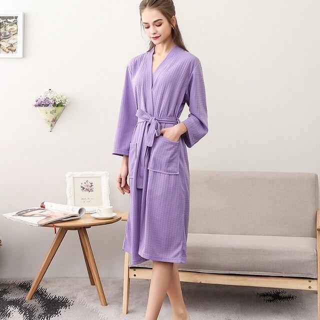 Women's Purple Bathrobe - Image 2