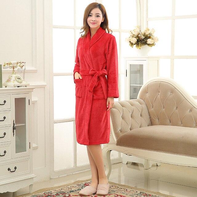 Women's Flannel Robe - Image 2