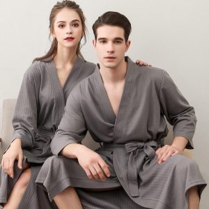 Waffle-Weave Robe