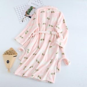 Young Woman's Bathrobe