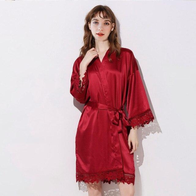 Red Kimono Robe - Image 2