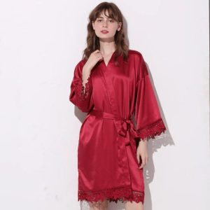 Red Kimono Robe