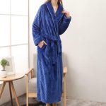 Women's Long Polyester Bathrobe