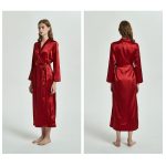 Women's Long Satin Robe