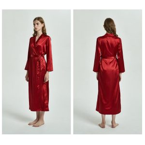 Women's Long Satin Robe