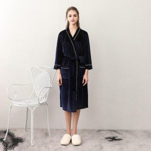 Women's Long Velour Robe