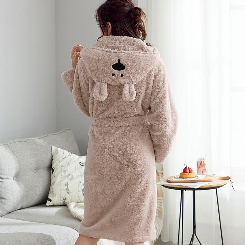 Women's Bear Bathrobe