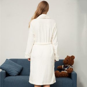 White Plush Robe