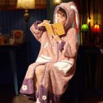 Fluffy Bunny Bathrobe