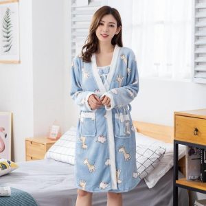 Women's Fleece Night Robe
