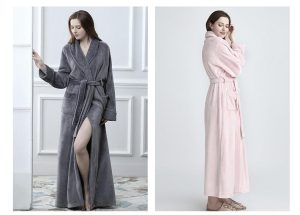 Women's Pink Fleece Robe