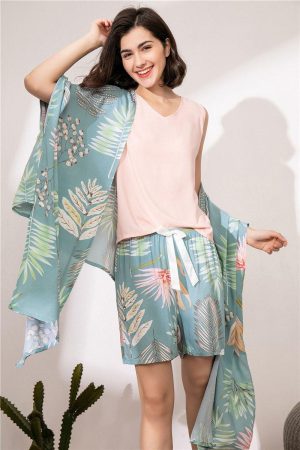 Light Blue Pajama Robe