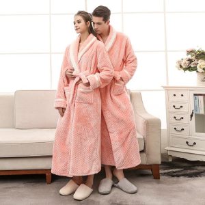 Soft Pink Bathrobe