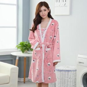 Fine Pink Bathrobe