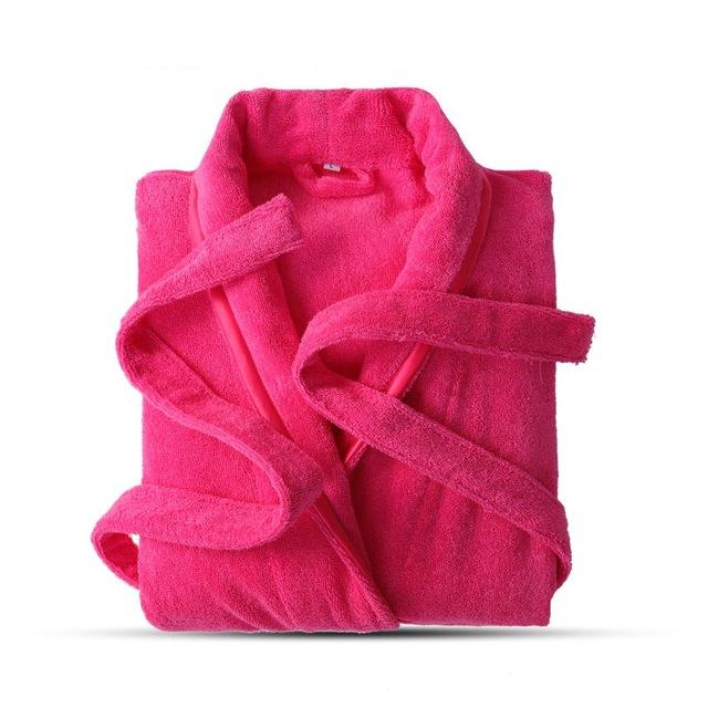 Fuchsia Pink Bathrobe - Image 2