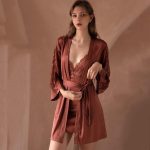 Contemporary Women's Satin Robe