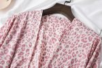 Women's Pink Satin Robe