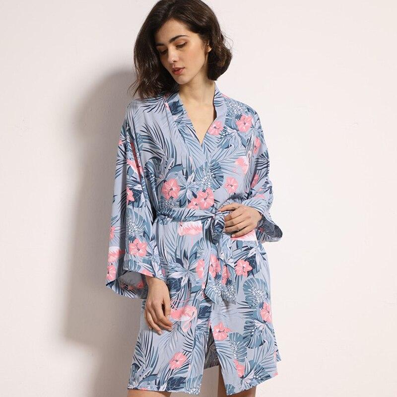 Satin Kimono Robe - Image 2