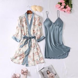 Lightweight Satin Robe